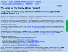 Tablet Screenshot of fuzzy-string.com